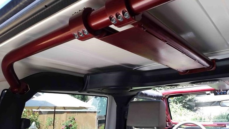 Rock Hard 4X4™ Rear Overhead Center Bars  | Jeep Wrangler JK | 2 Door