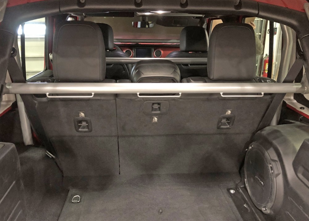 Rock Hard 4X4™ Rear Bench Harness Bar  | Jeep Wrangler JL | 4 Door