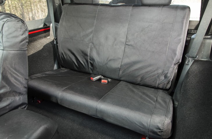 Rugged Ridge Rear 840D Seat Cover Black | 07-10 Jeep Wrangler JK 2-Door