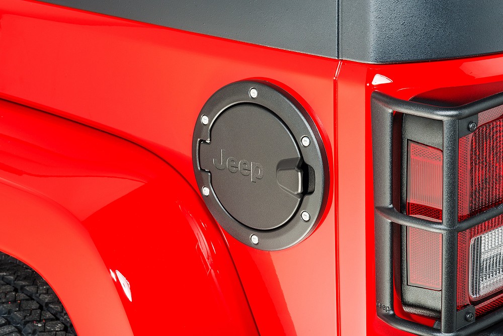 Mopar Fuel Door | Black | Jeep Wrangler JK | 4 Door
