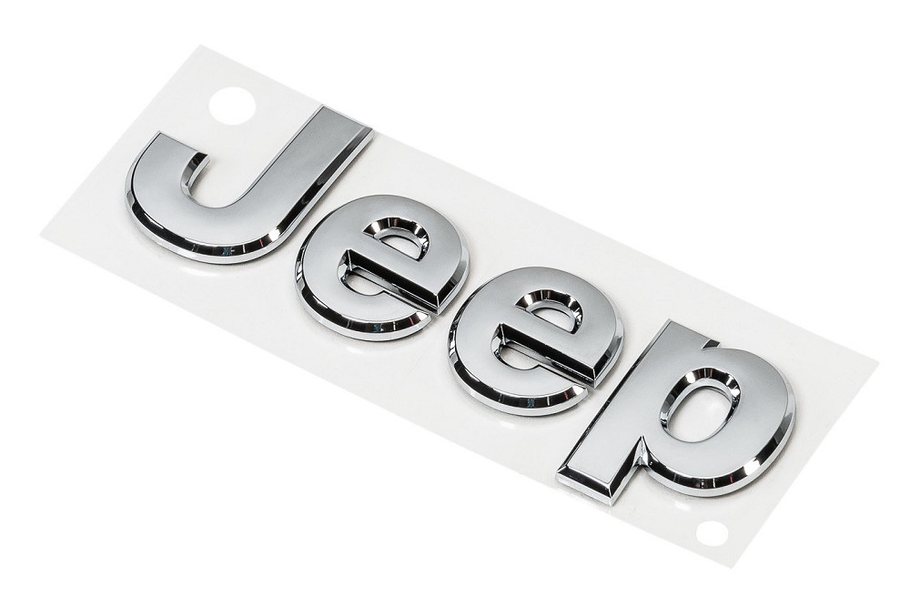Mopar Front " JEEP" Badge | Chrome | 07-18 JK Wrangler