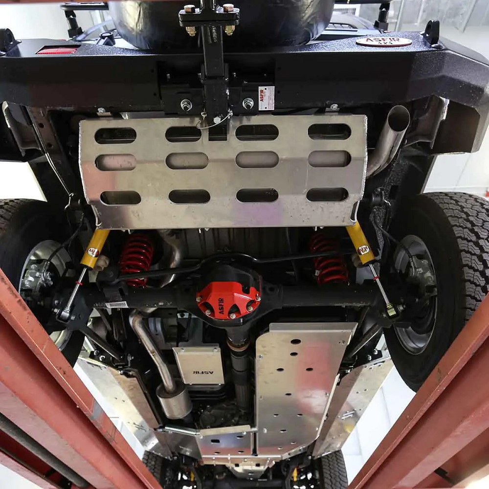 Asfir4x4 Exhaust Skid Plate | Jeep Wrangler JK
