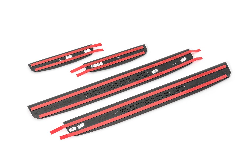Black Door Sill Guards for Jeep Gladiator JT 2020-