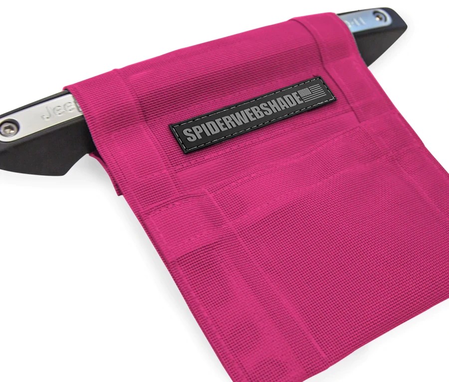 SpiderWebShade GrabBag Storage Bag | Pink | Jeep Wrangler JK