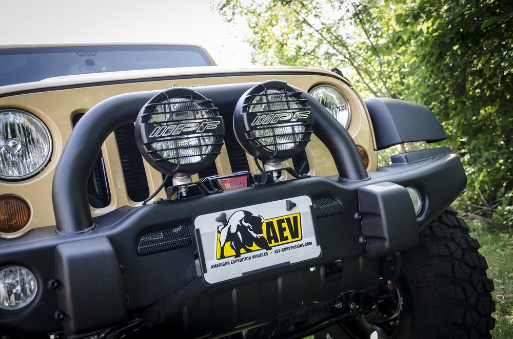 AEV License Plate Mounting Kit for Roller Fairlead