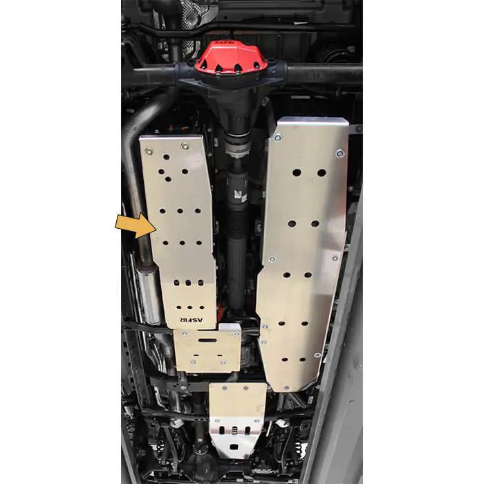 Asfir4x4 Rear Battery Skid Plate | Jeep Wrangler JL 4xE
