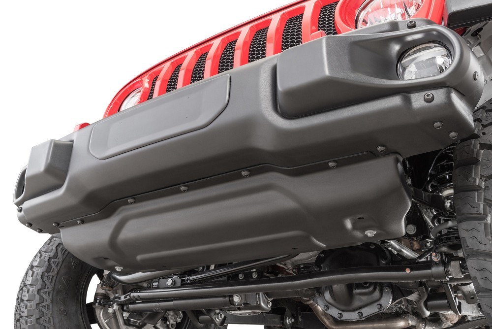 Mopar Skid Plate for Rubicon Front Steel Bumper | Jeep Wrangler JL | Jeep Gladiator JT