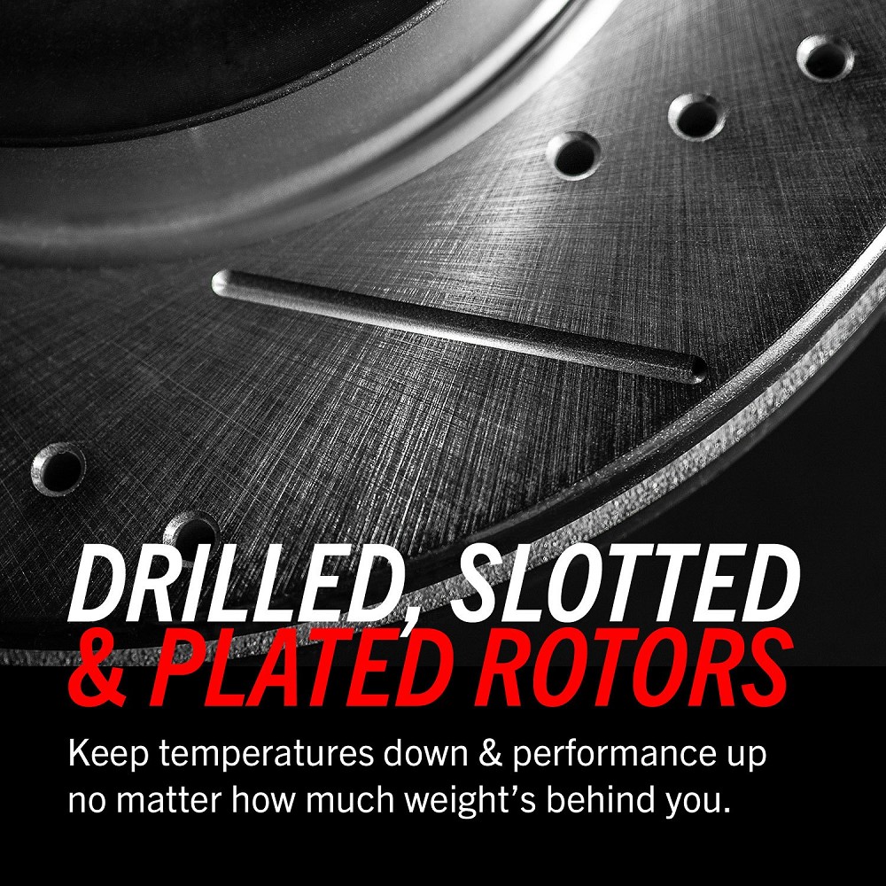Powerstop Evolution Front Brake Rotors | Drilled & Slotted | 378mm | RAM1500 DT