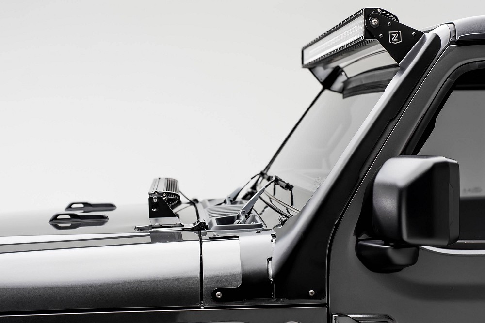ZROADZ Front Roof LED Bracket incl. 50" Lightbar - Jeep Wrangler JL / Jeep Gladiator JT