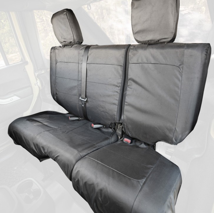 Rugged Ridge Rear 840D Seat Cover Black | 07-10 Jeep Wrangler JK 4-Door