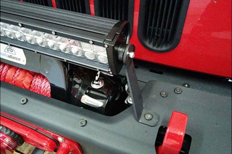 Maximus-3 10" LED Lightbarhalterungen für Rubicon X Frontstoßstange | 07-18 Jeep Wrangler JK