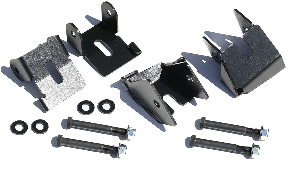 Rock Hard 4X4™ Front & Rear Lower Control Arm Skid Plates | With D30/D44 | Jeep Wrangler JK