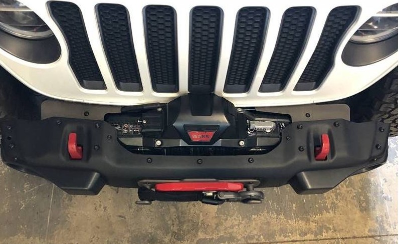 Maximus-3 Filler Trim Plates for Rubicon Front Steel Bumper with Zeon Winches | 18+ JL Wrangler | 20+ JT Gladiator