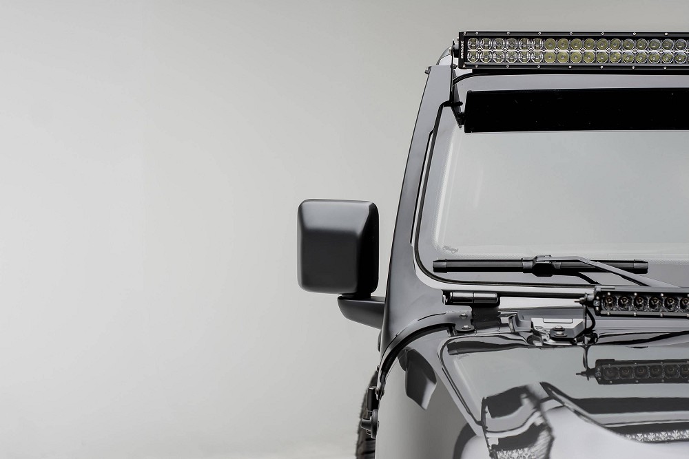  ZROADZ Front Roof LED Brackets - Jeep Wrangler JL / Jeep Gladiator JT