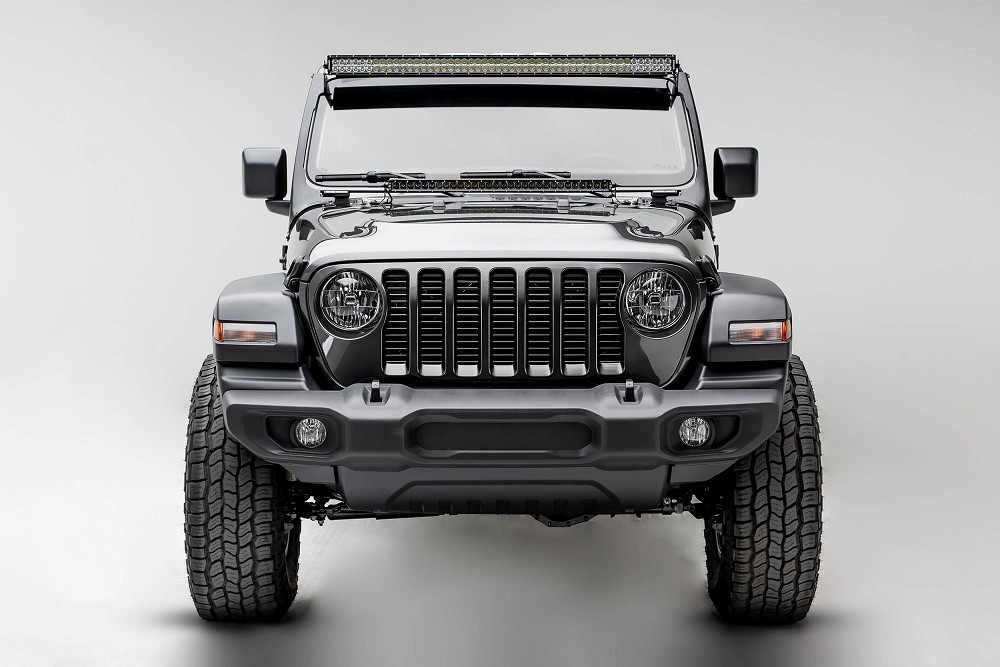ZROADZ Front Roof LED Bracket incl. 50" Lightbar - Jeep Wrangler JL / Jeep Gladiator JT