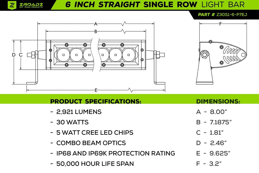 ZROADZ Heckscheiben LED-Kit | 18+ Jeep Wrangler JL
