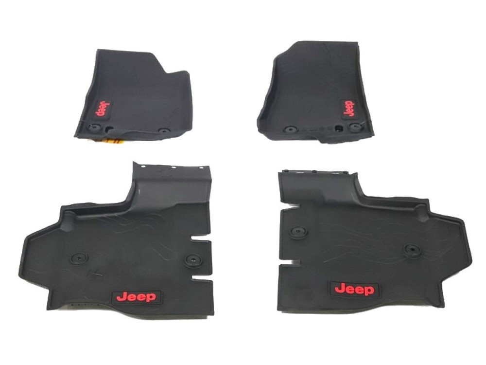 Mopar Gummifussmatten Set | Jeep Wrangler JL | 4 Türer
