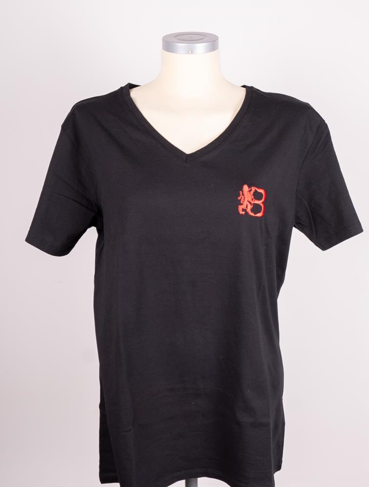 Bawarrion V-Neck T-Shirt Schwarz - Größe M