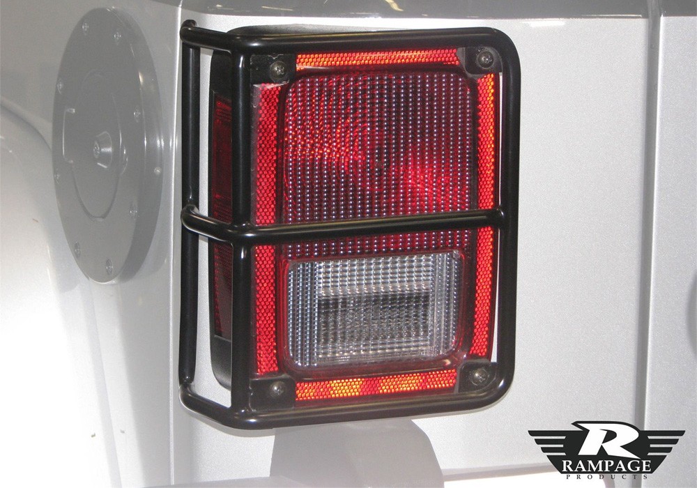 Rampage Products Tail Light Guards | Set of 2 | Jeep Wrangler JK