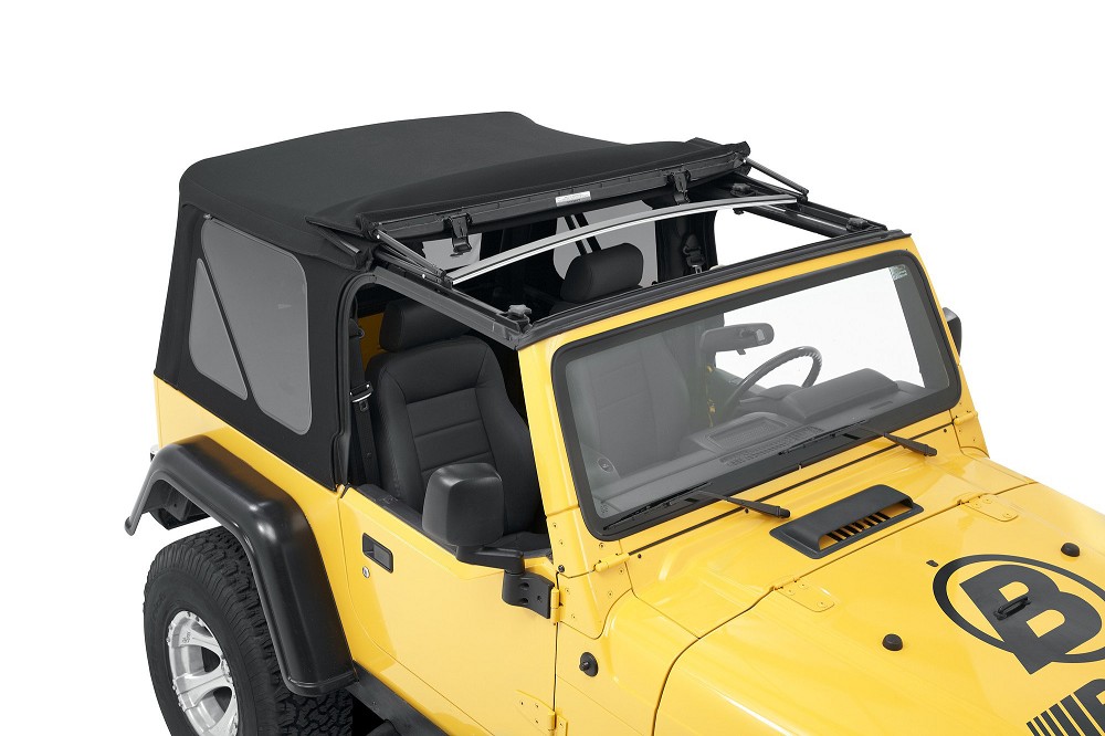 Bestop Supertop NX Black Twill Soft Top With Tinted Windwos | Jeep Wrangler TJ 1997-2006